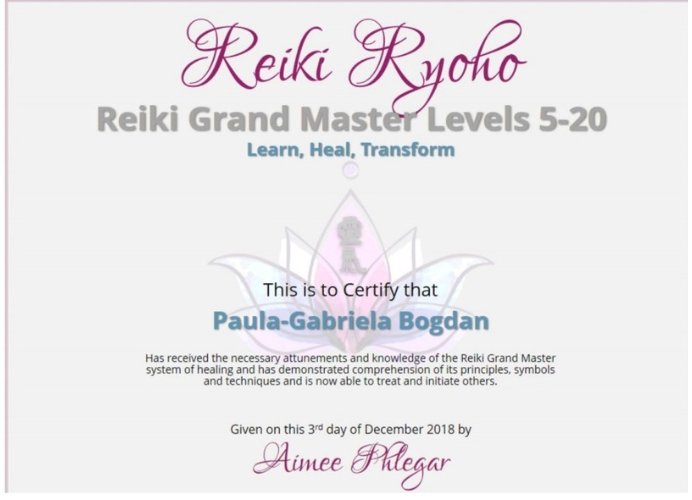 Grand Master Reiki Level 5-20