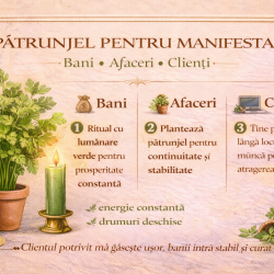 Energia pătrunjelului pentru manifestare